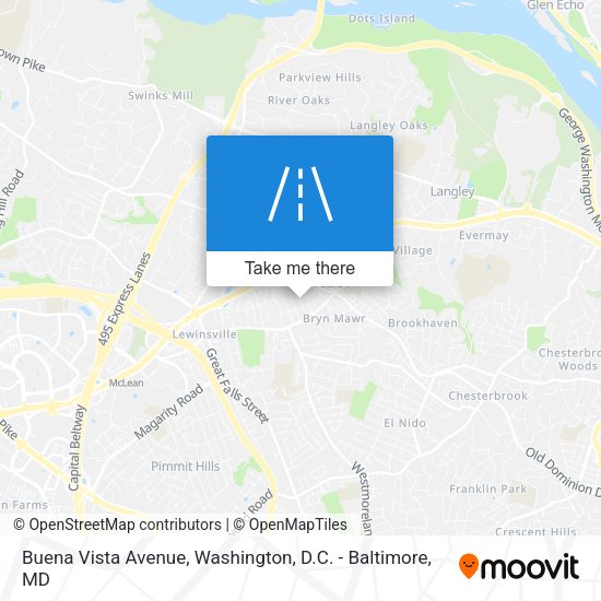 Mapa de Buena Vista Avenue