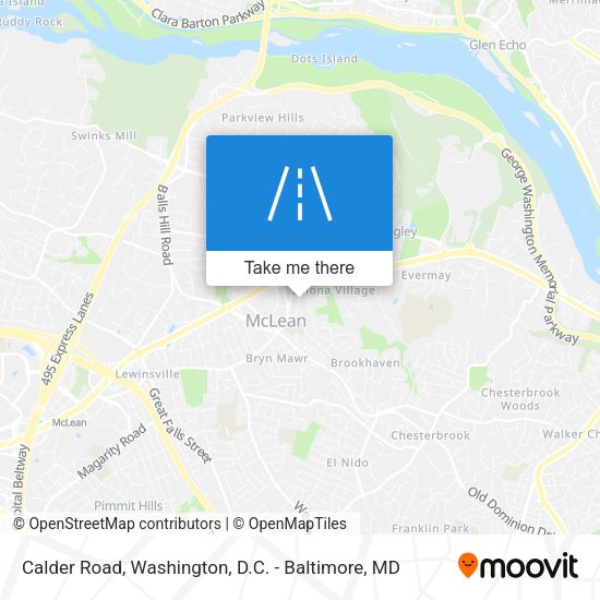 Calder Road map
