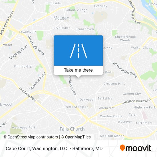 Cape Court map