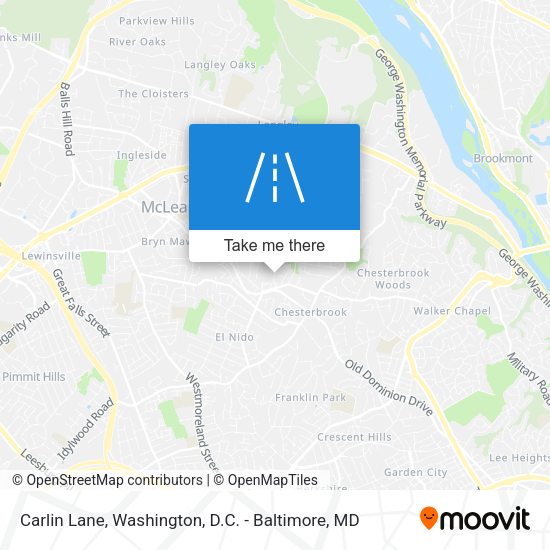 Mapa de Carlin Lane