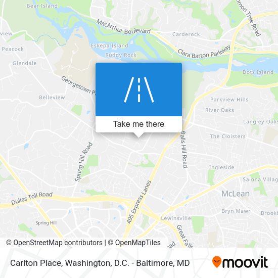 Carlton Place map