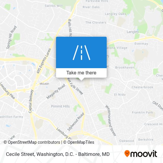 Cecile Street map