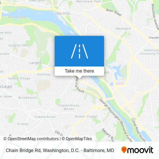 Chain Bridge Rd map