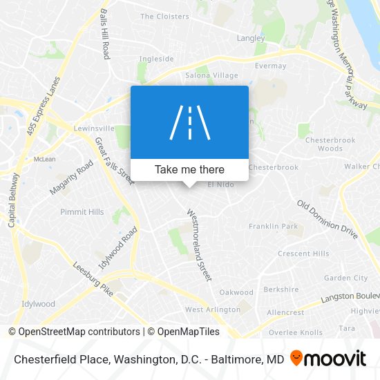Chesterfield Place map