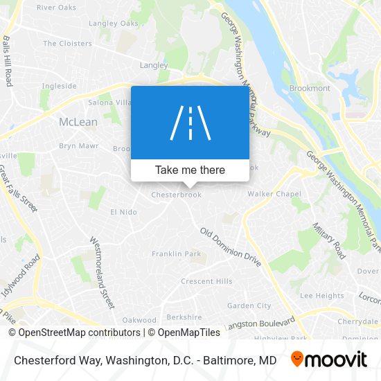 Mapa de Chesterford Way