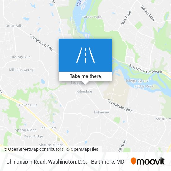 Chinquapin Road map