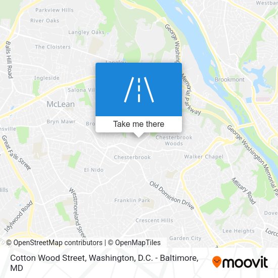 Mapa de Cotton Wood Street