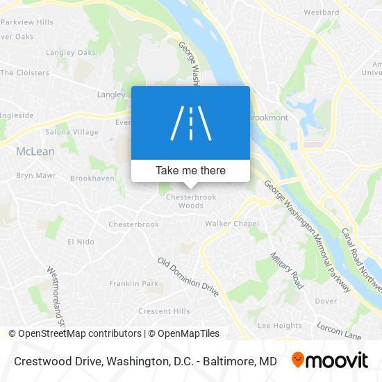 Mapa de Crestwood Drive