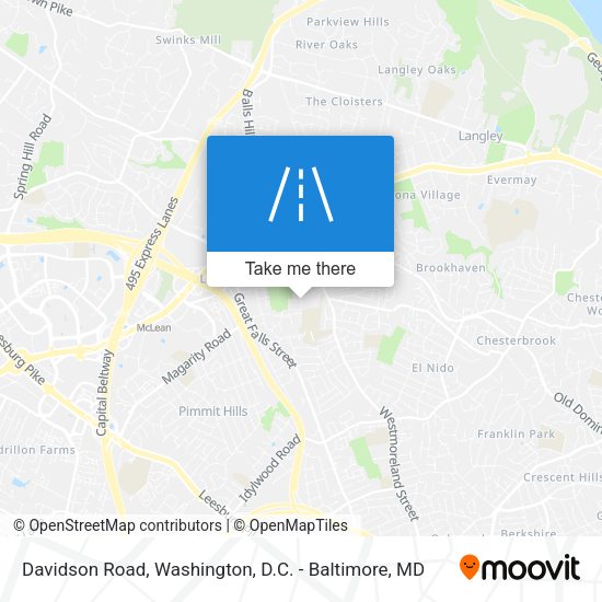 Davidson Road map