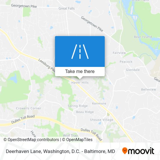 Deerhaven Lane map
