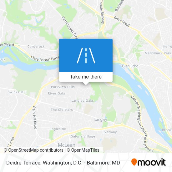 Deidre Terrace map