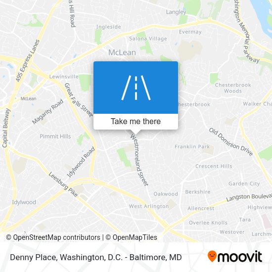 Denny Place map