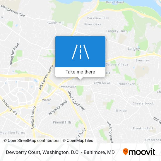Mapa de Dewberry Court