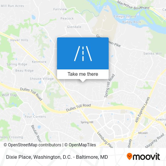 Mapa de Dixie Place