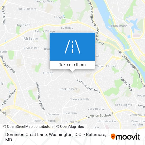 Mapa de Dominion Crest Lane