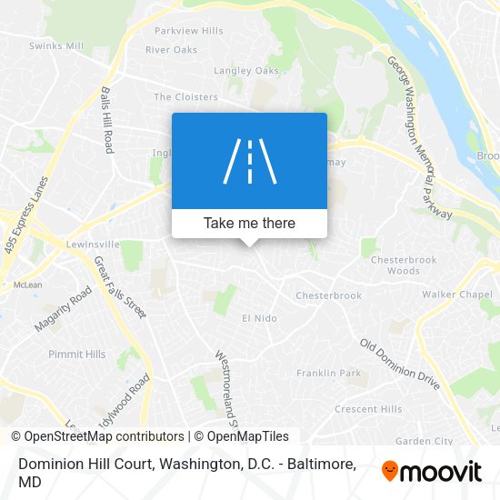Mapa de Dominion Hill Court