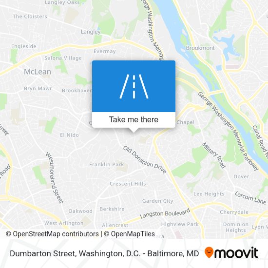Mapa de Dumbarton Street