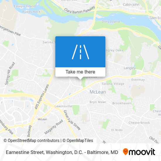 Earnestine Street map