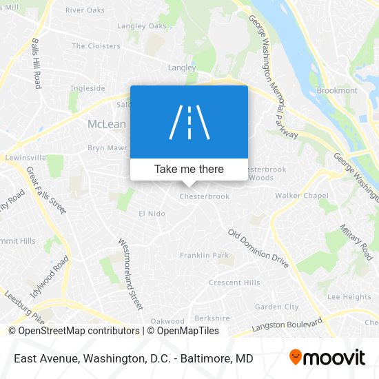 East Avenue map