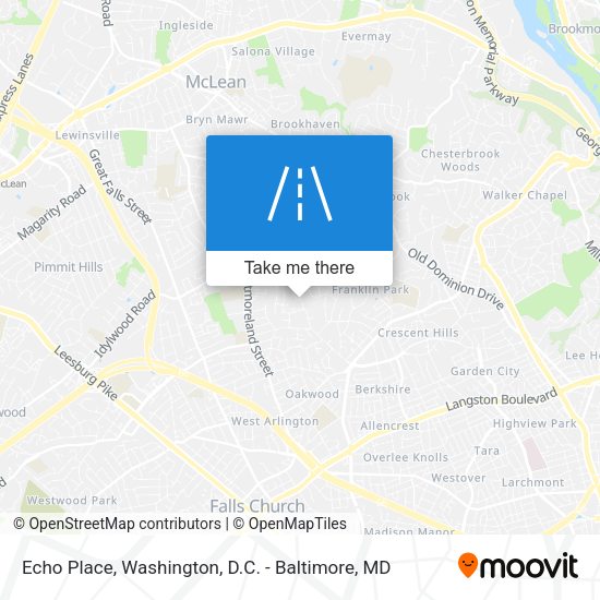 Echo Place map