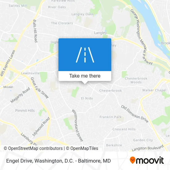 Engel Drive map