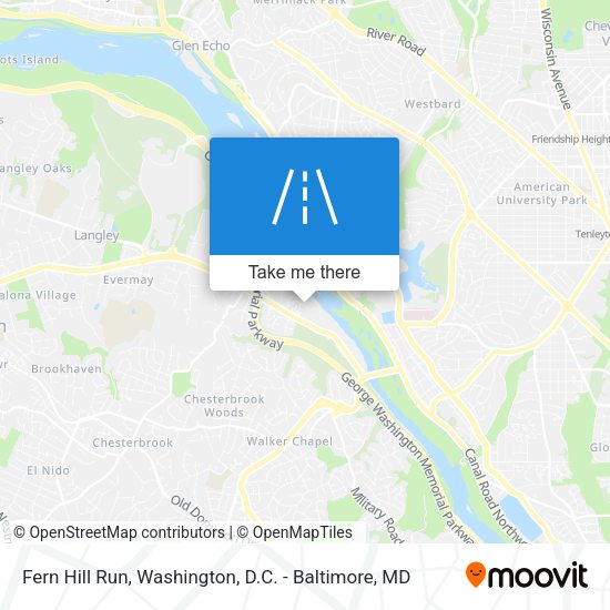 Fern Hill Run map