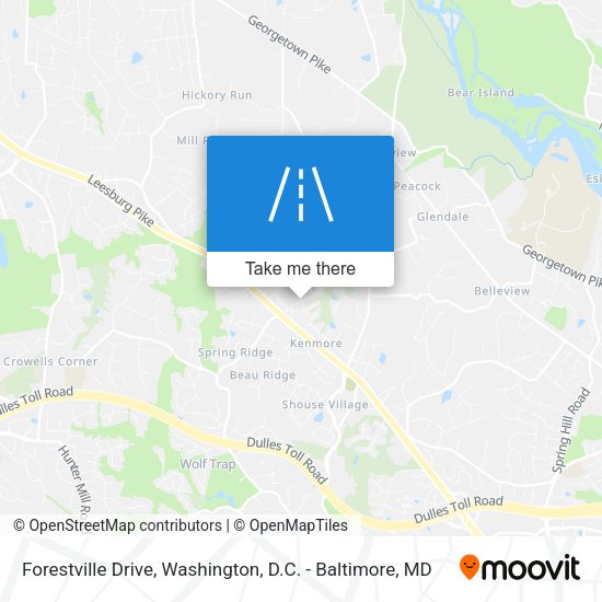 Forestville Drive map