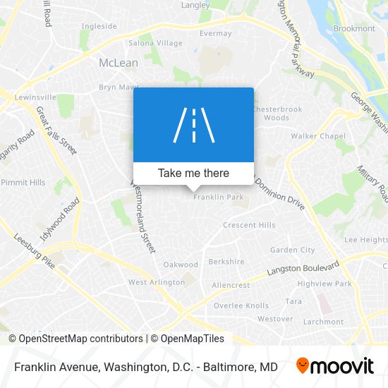 Mapa de Franklin Avenue