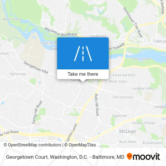 Georgetown Court map