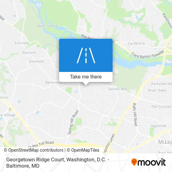 Georgetown Ridge Court map