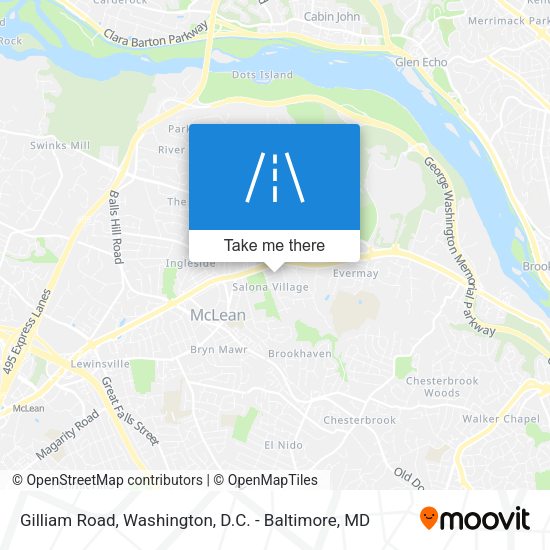 Gilliam Road map