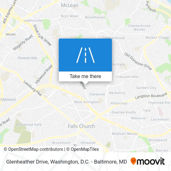 Glenheather Drive map