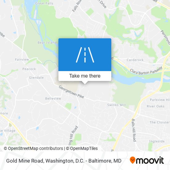 Mapa de Gold Mine Road