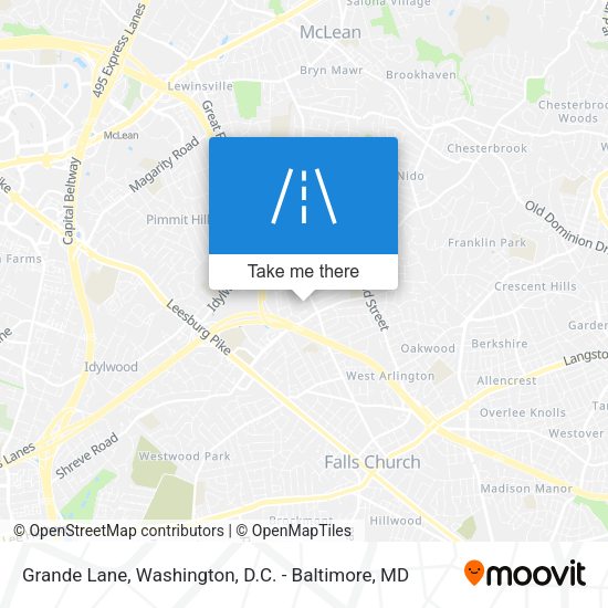 Grande Lane map