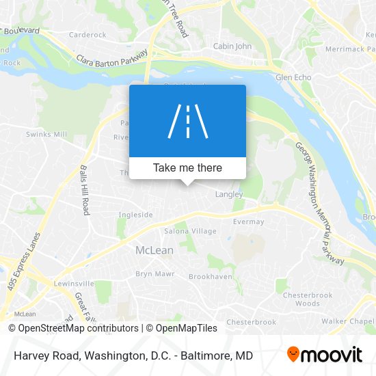 Mapa de Harvey Road