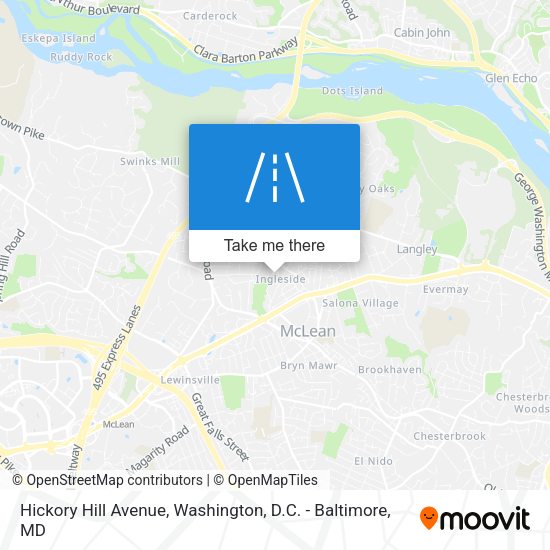 Mapa de Hickory Hill Avenue