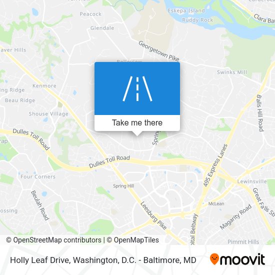 Holly Leaf Drive map