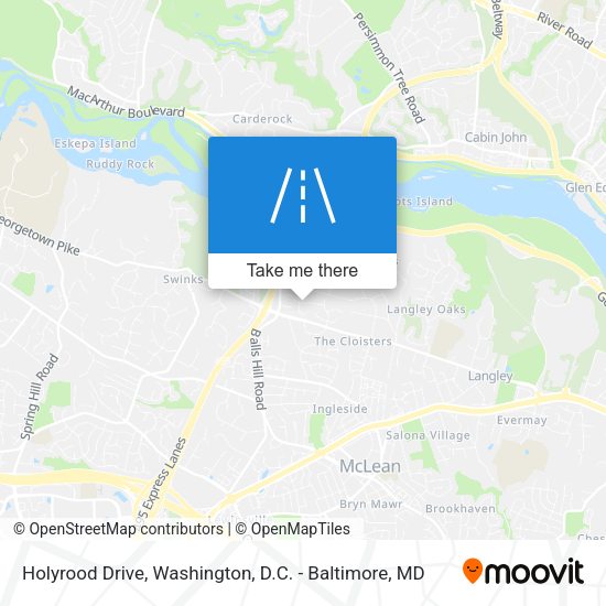 Mapa de Holyrood Drive