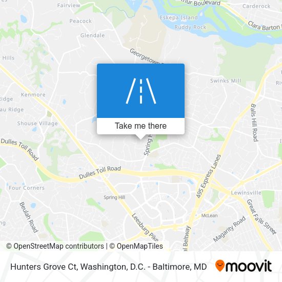 Hunters Grove Ct map