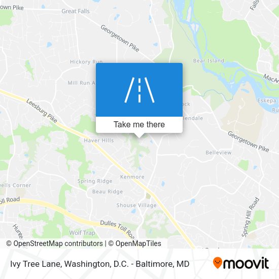 Mapa de Ivy Tree Lane