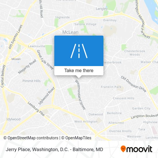 Mapa de Jerry Place