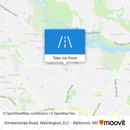 Mapa de Kimberwicke Road