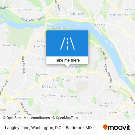 Mapa de Langley Lane