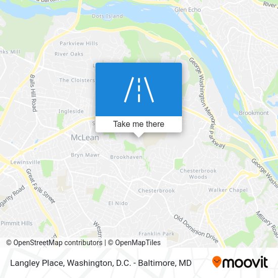 Mapa de Langley Place