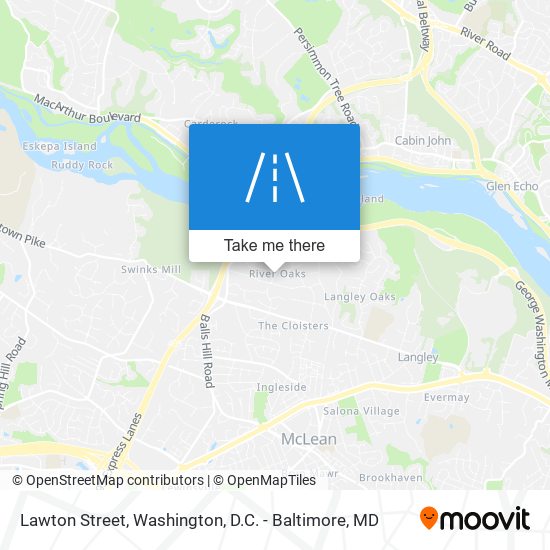 Lawton Street map