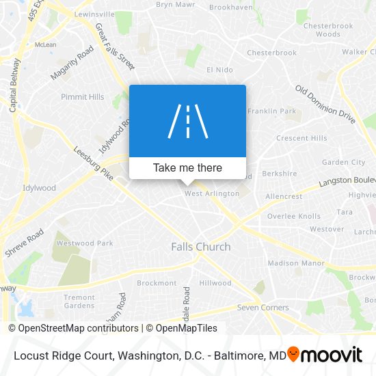Mapa de Locust Ridge Court
