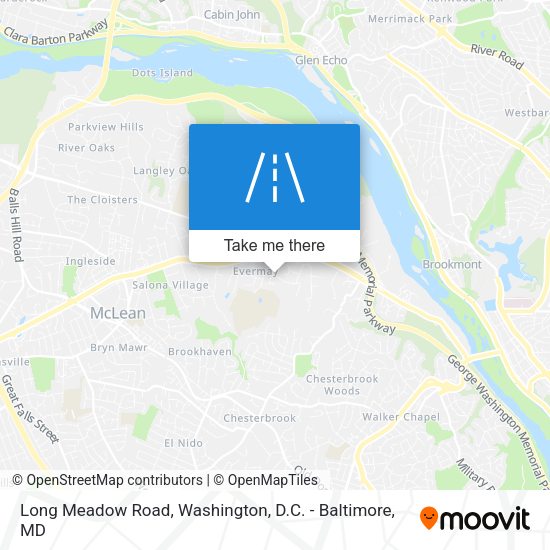 Long Meadow Road map