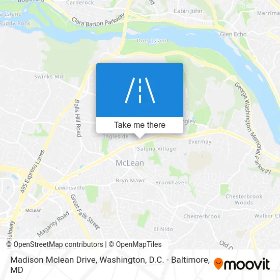 Madison Mclean Drive map