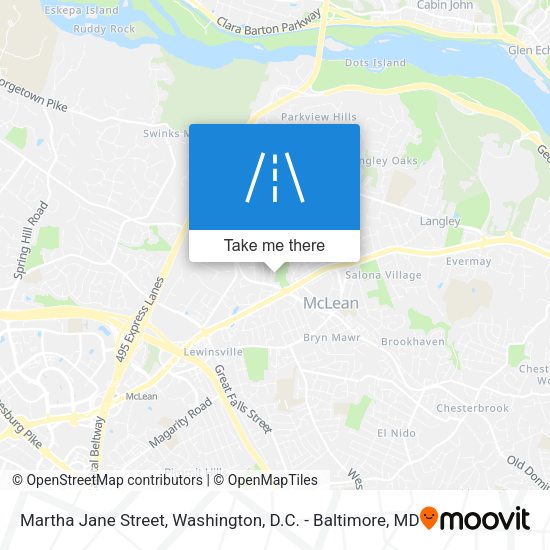 Mapa de Martha Jane Street
