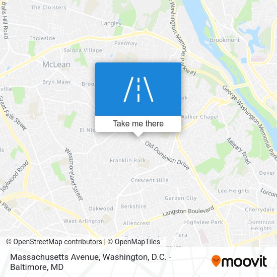 Massachusetts Avenue map